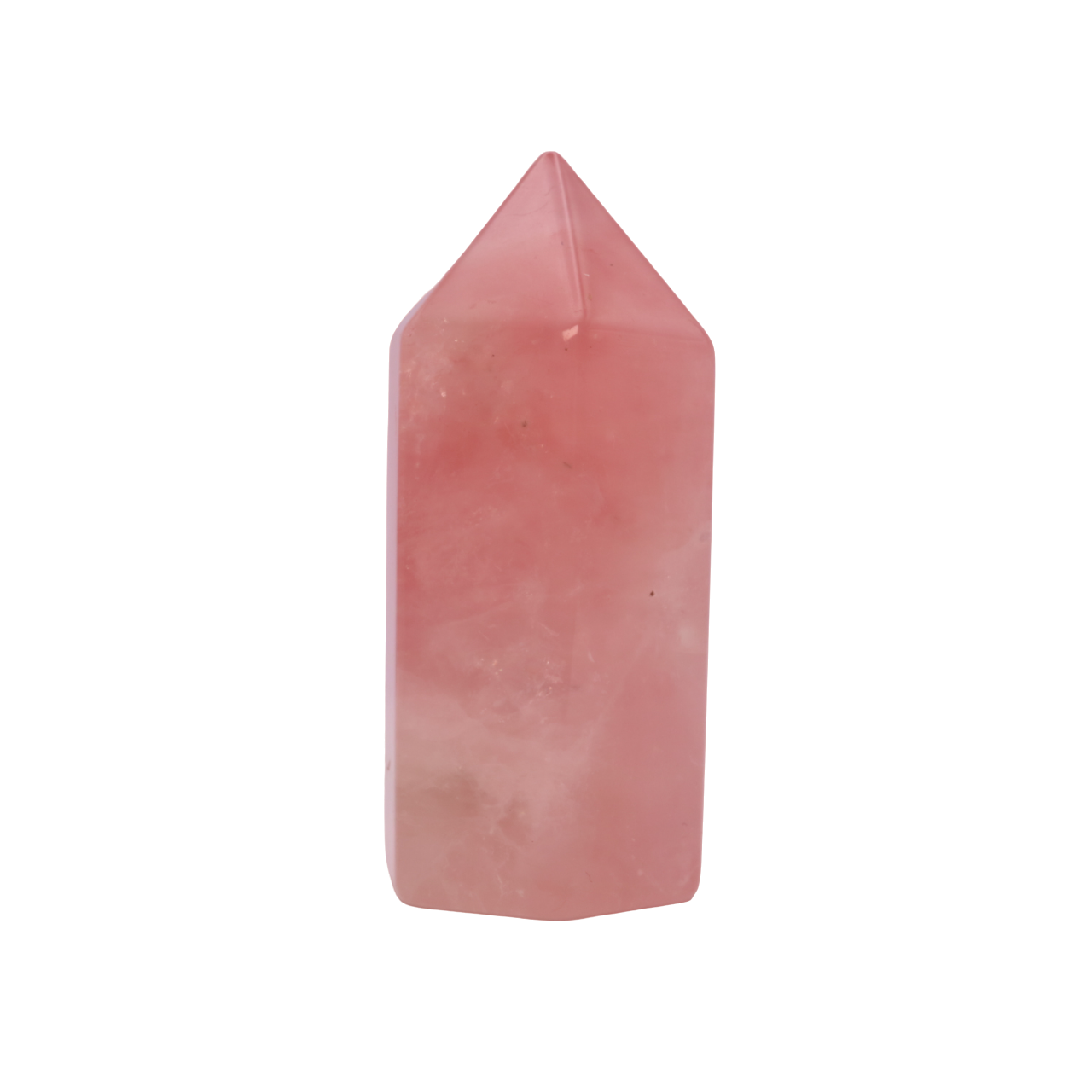 Rose Quartz crystal tower