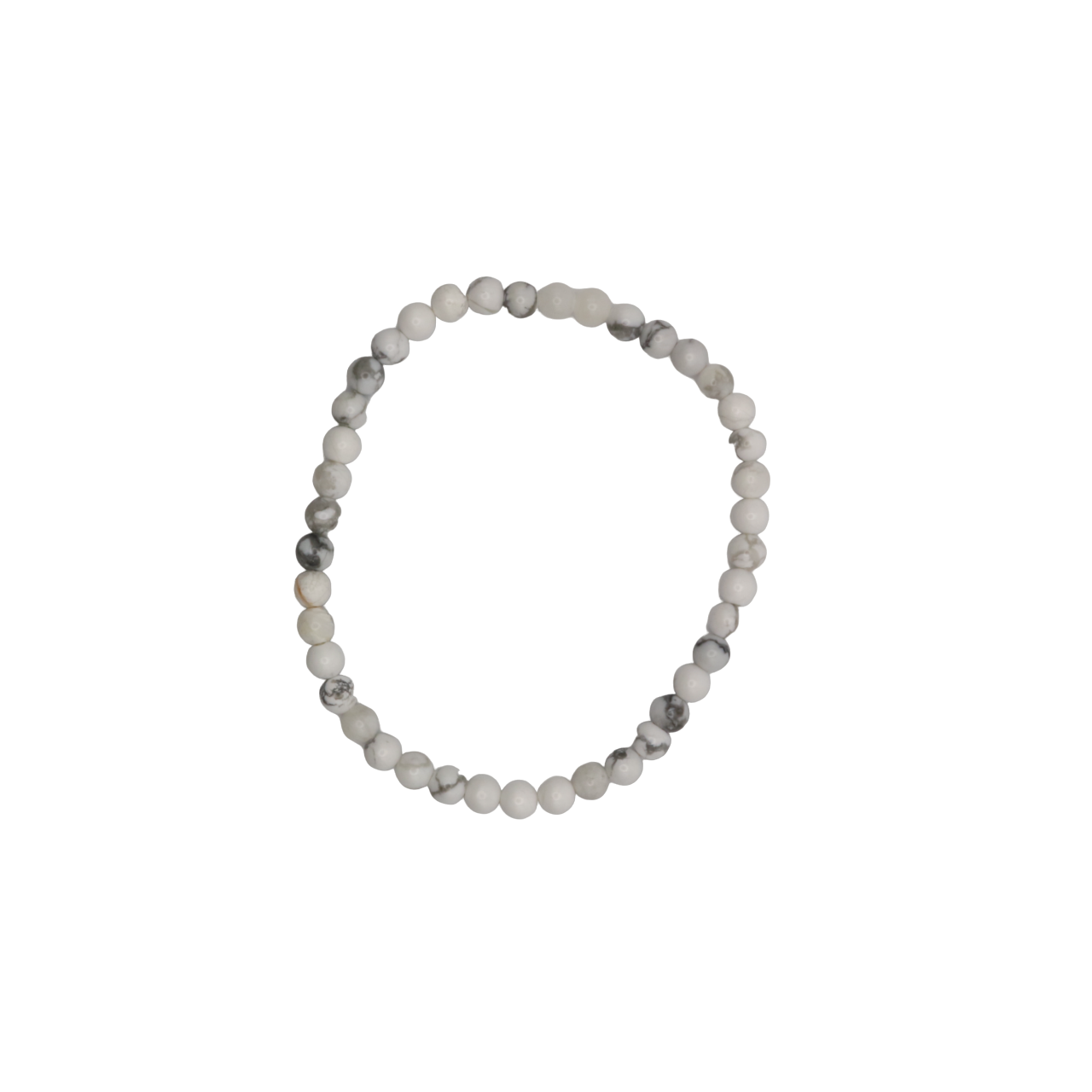 Sterling silver cheap bead bracelet 4mm