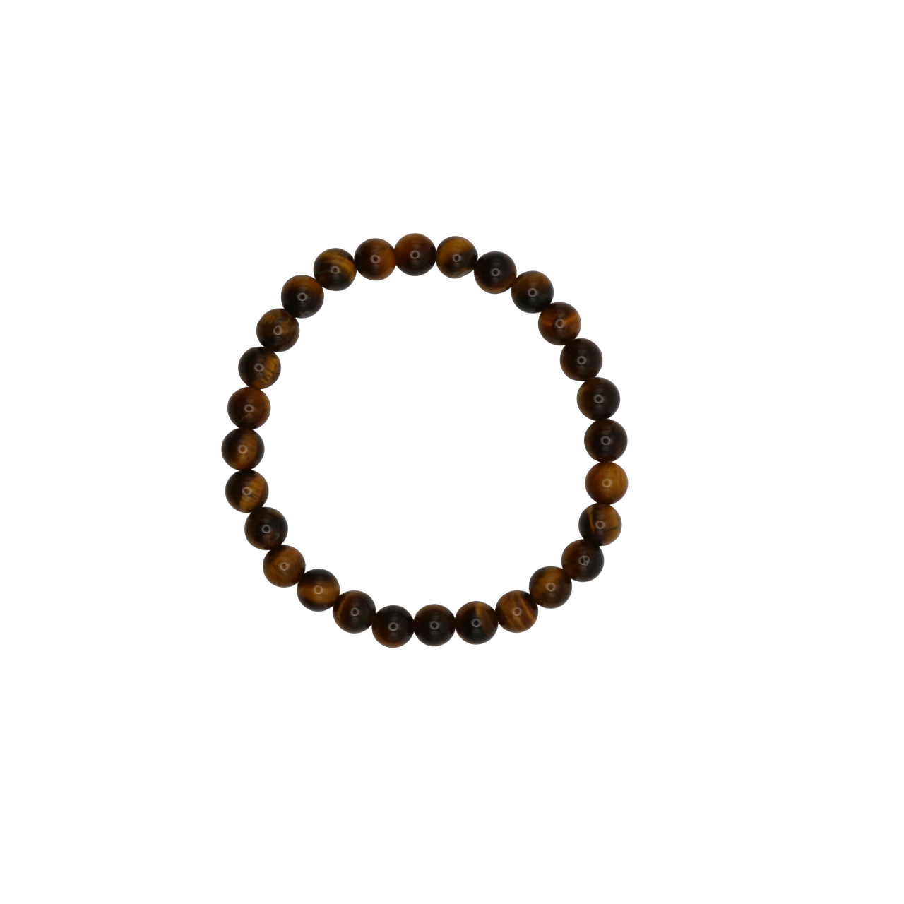 Tiger Eye crystal bead bracelet with 6mm size beads