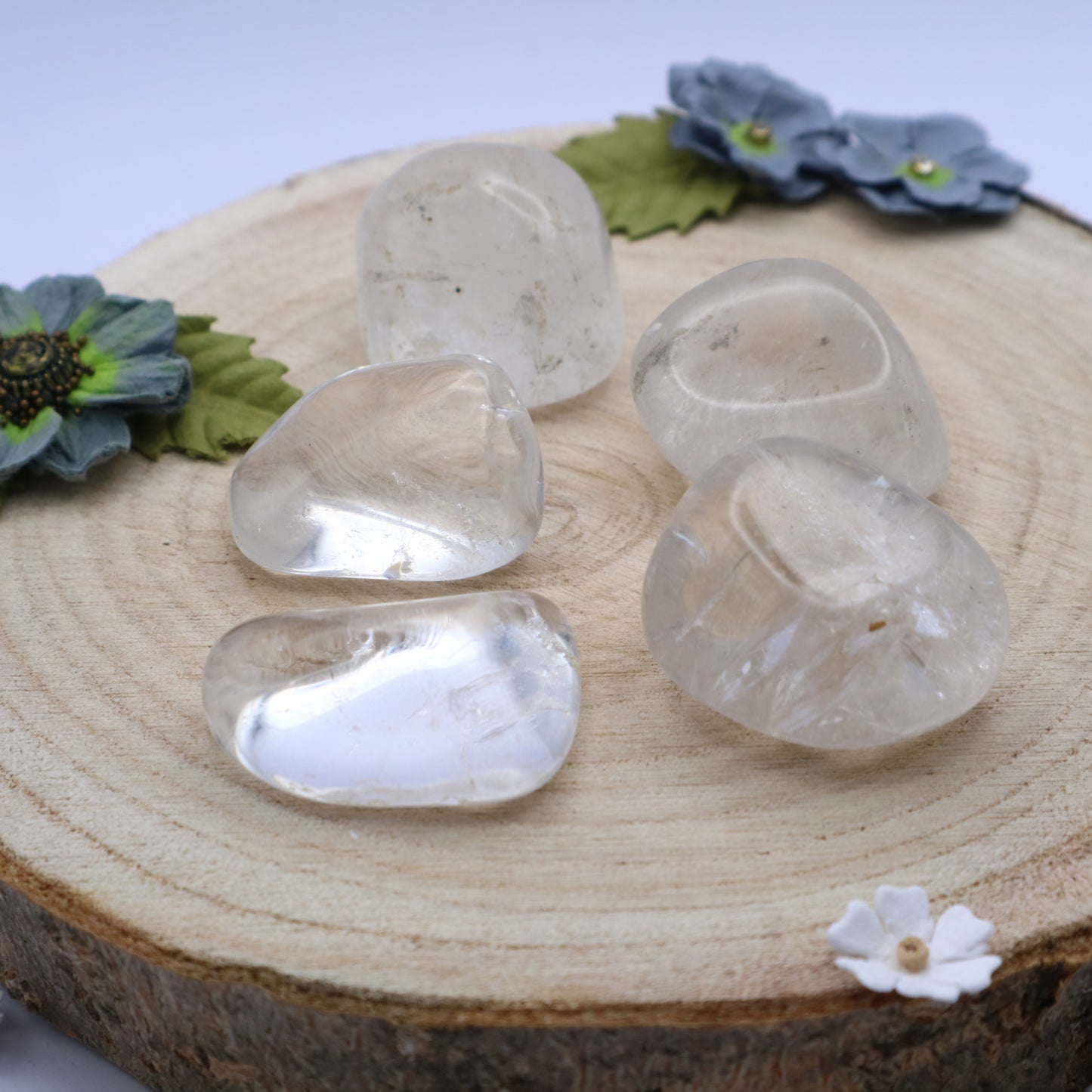 Five pieces of Rock Crystal crystals