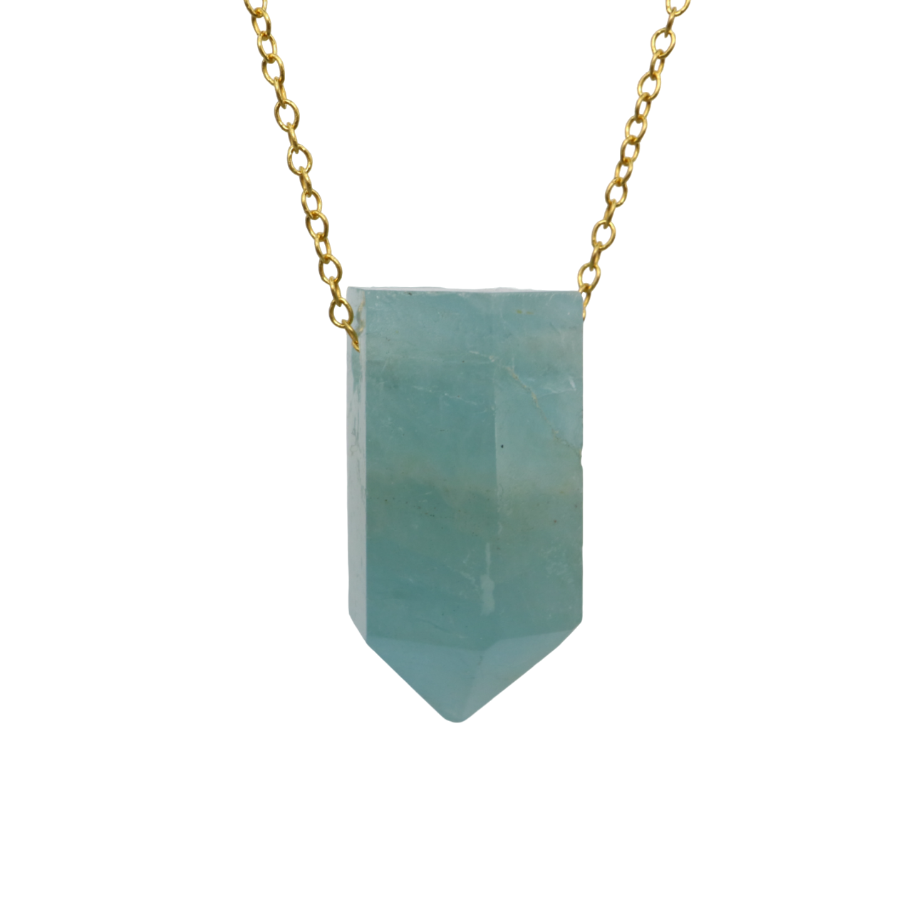 Aquamarine Raw Shard Necklace – Robin Woodard Jewelry