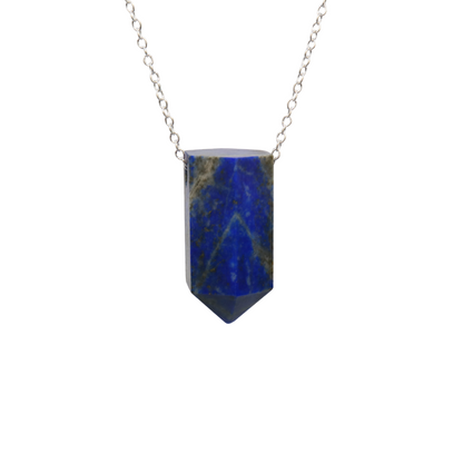 Lapis Lazuli on a fine 925 Sterling Silver chain